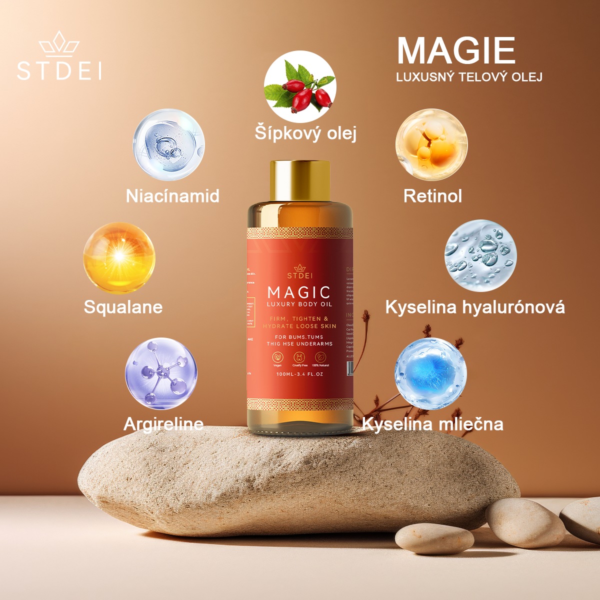 🌹 Magický Luxusný Telový Olej STDIE™ 🔥 Časovo Obmedzená Ponuka – Zľava 80 % ⏳ Posledných 30 Minút