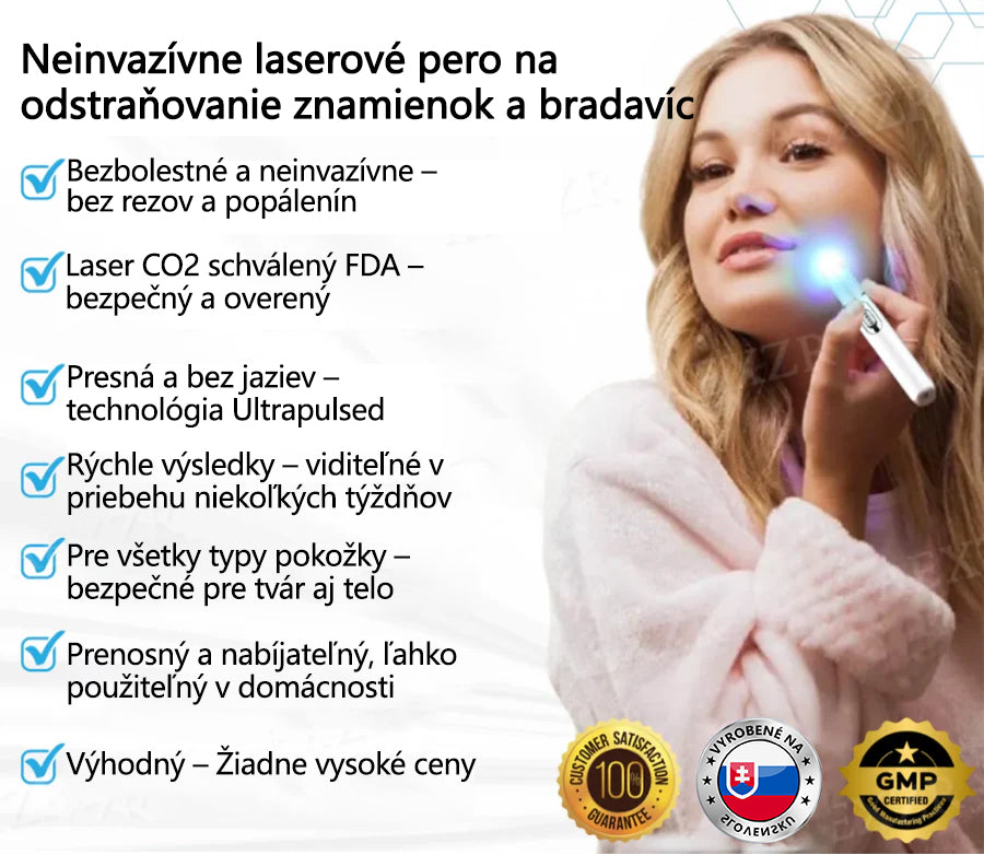 🎉 50 % zľava len na obmedzený čas! Bikenda® Neinvazívne laserové pero Bezbolestné odstránenie znamienok, bradavíc a škvŕn priamo u vás doma! 💕ie znamienok, bradavíc a škvŕn priamo u vás doma! 💕