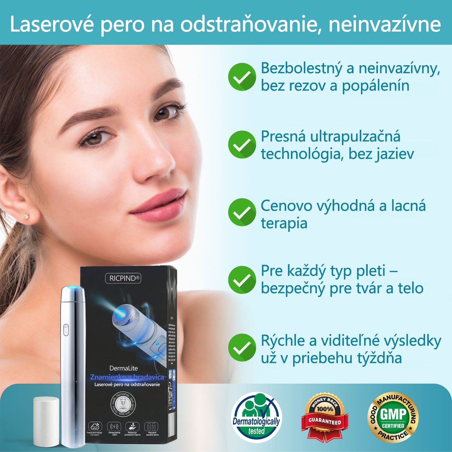 RICPIND®✨ Neinvazívne laserové pero na odstránenie znamienok a bradavíc