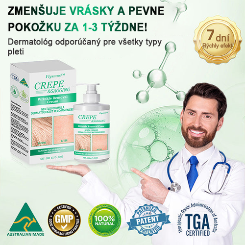 💖🥳Flysmus™ krém na odstránenie vrások, riešenie krepovatenia a ochabnutia (🔥74% zľava na obmedzený čas!)