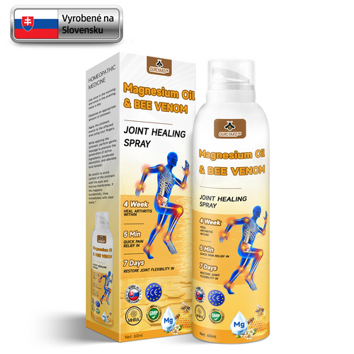 Ourlyard™🔥🐡 magnéziový olej a včelí jed v spreji na hojenie kĺbov👨‍⚕️Vyliečte bolesti kĺbov len za 4 týždne, bez efektu odrazu