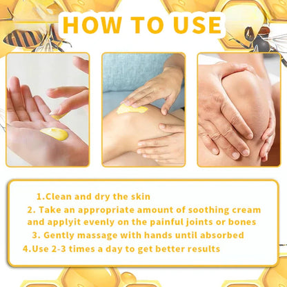ArthroFree™ Krém na bolesti kĺbov s včelím jedom na hojenie kostí(🐝špeciálne pre starších dospelých a odporúča AAOS)